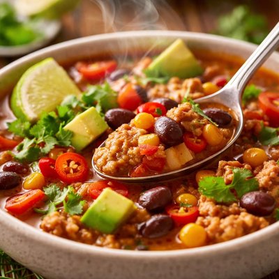 Image of Tex Mex Turkey Soup