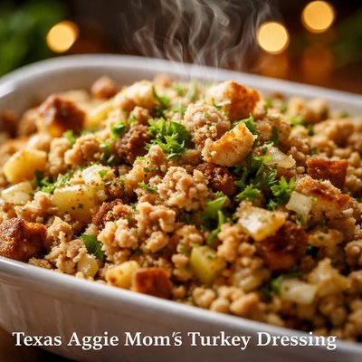 Image of Texas Aggie Moms Turkey Dressing Recipe