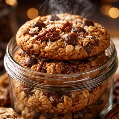 Image of Texas Cowboy Cookies in a Jar
