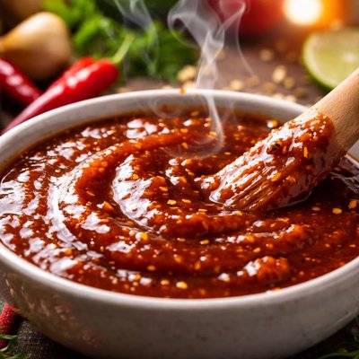 Image of Texas Hot and Tangy Bbq Sauce