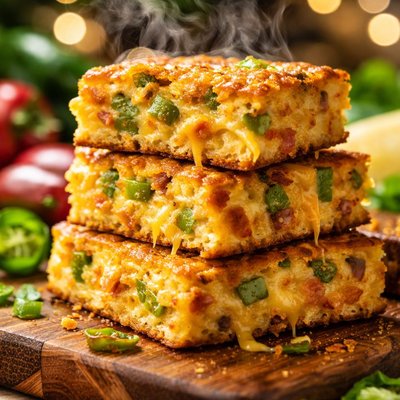 Image of Texas Jalapeno Cheese Squares