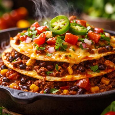 Image of Texas Layered Tortillas Chili