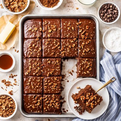 Image of Texas Sheet Cake with Frosting