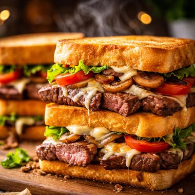 Image of Texas Toast Steak Sandwiches