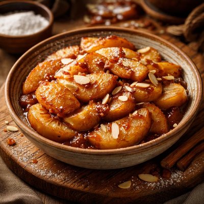 Image of Tfah a Moroccan Apple Dessert