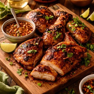 Image of Thai Barbecue Chicken with Sweet Hot Dipping Sauce