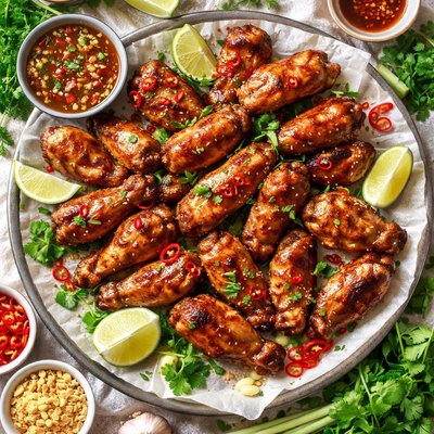 Image of Thai Bbq Chicken Wings