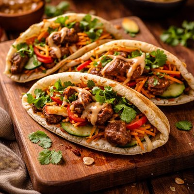 Image of Thai Beef Pitas
