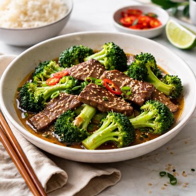 Image of Thai Beef with Broccoli in Oyster Sauce