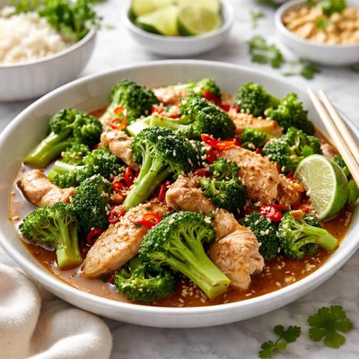 Image of Thai Chicken and Broccoli Stir Fry