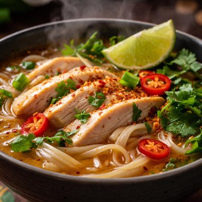 Image of Thai Chicken Noodle Soup