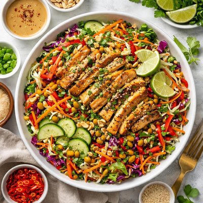 Image of Thai Chicken Salad with Cabbage