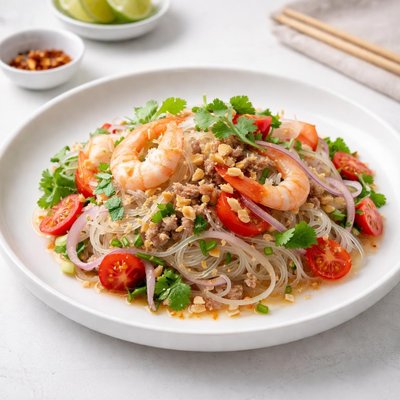 Image of Thai Clear Noodle Salad Yum Woon Sen