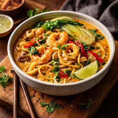 Image of Thai Coconut Curry Noodles