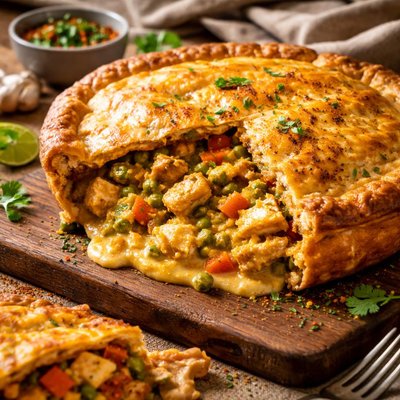 Image of Thai Curry Chicken Pie