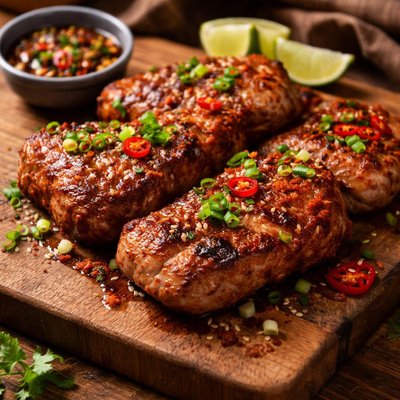 Image of Thai Ginger Paprika Pork Steaks