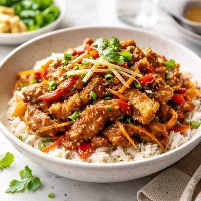 Image of Thai Ginger Pork Appetizer or Meal
