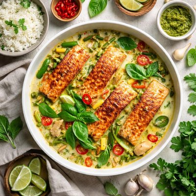 Image of Thai Green Curry Salmon