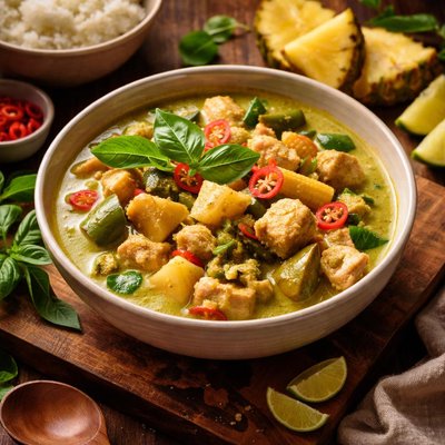 Image of Thai Green Curry with Pineapple