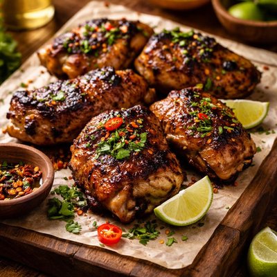 Image of Thai Grilled Chicken Thighs