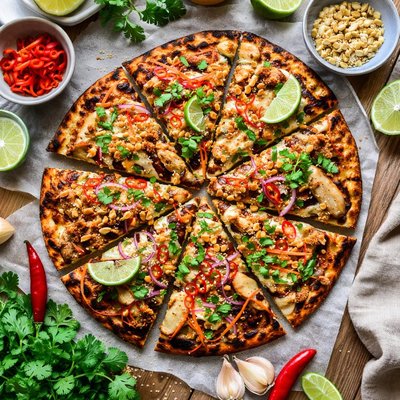 Image of Thai Grilled Pizza