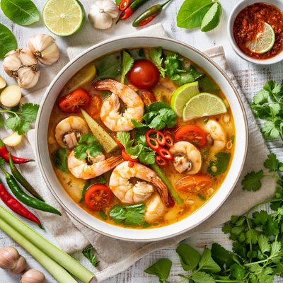 Image of Thai Lemongrass and Chile Soup Tom Yum
