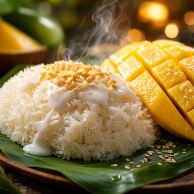 Image of Thai Mango with Sticky Rice Mamuang Kao Nieo