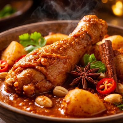 Image of Thai Masaman Chicken Gaeng Masaman Gai