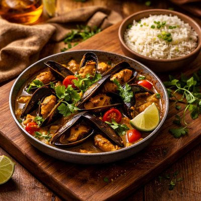 Image of Thai Mussels with Jasmine Rice