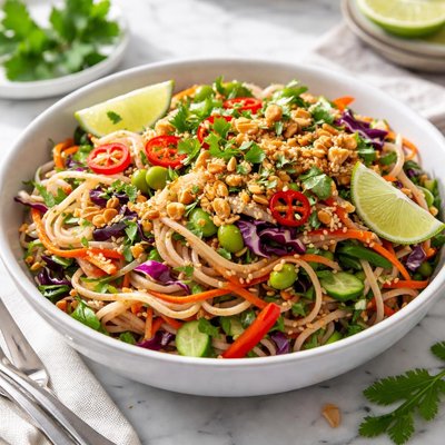 Image of Thai Noodle and Vegetable Salad