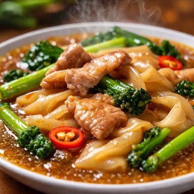 Image of Thai Noodles in Gravy Red Nah