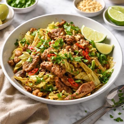 Image of Thai Pork with Savoy Cabbage