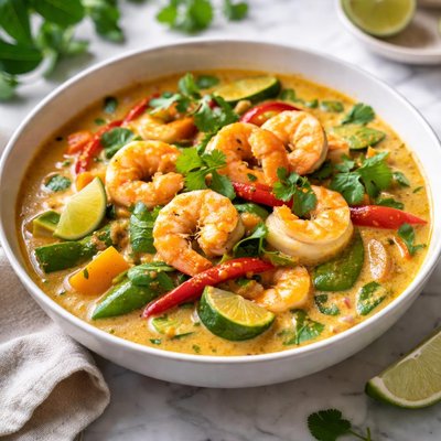 Image of Thai Shrimp and Vegetable Curry
