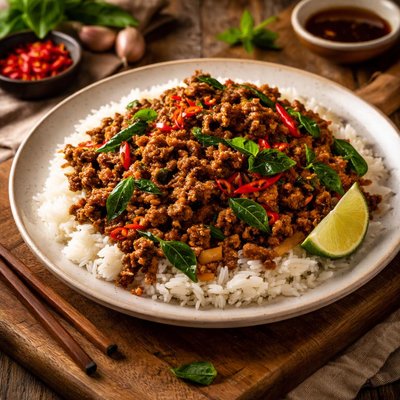 Image of Thai Spicy Basil Beef