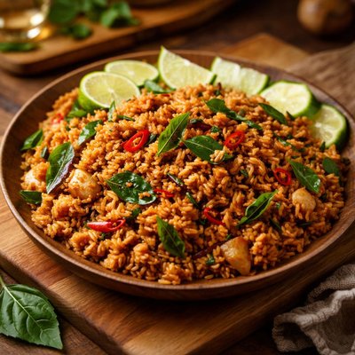 Image of Thai Spicy Basil Fried Rice