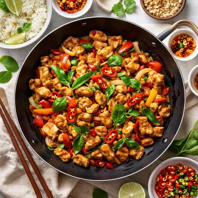 Image of Thai Spicy Stir Fry Chicken
