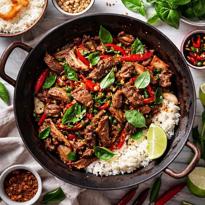 Image of Thai Stir Fried Chile Beef