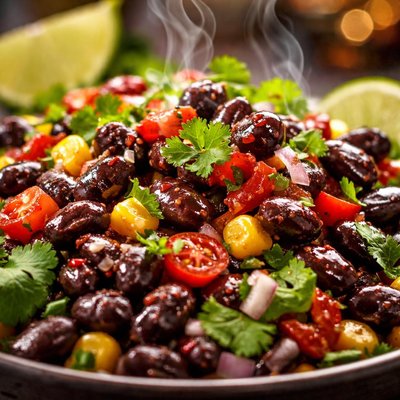 Image of Thai Style Black Bean Salad