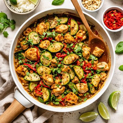 Image of Thai Style Chicken with Zucchini