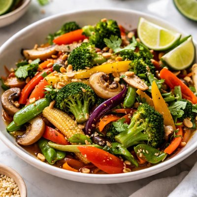 Image of Thai Style Stir Fry Vegetables