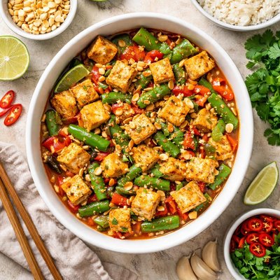 Image of Thai Style Tofu Ww in Microwave