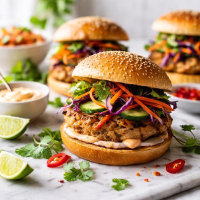 Image of Thai Turkey Burgers