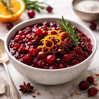 Image of Thanksgiving Cranberry Wine Sauce