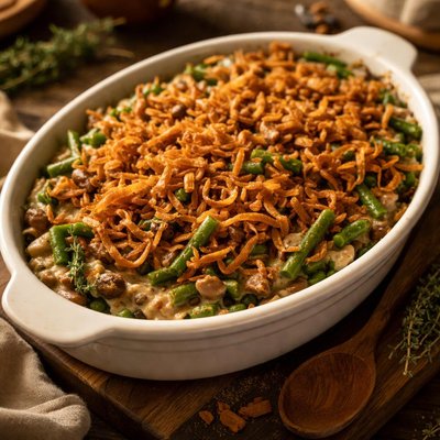 Image of Thanksgiving Green Bean Casserole