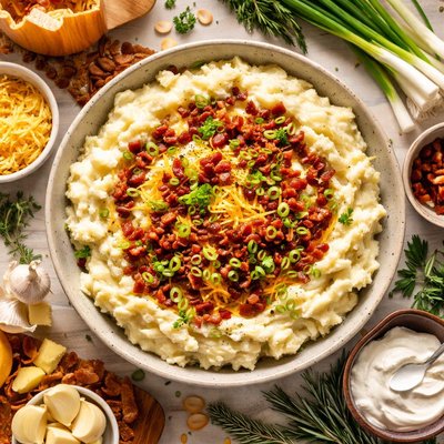 Image of Thanksgiving Mashed Potatoes Loaded