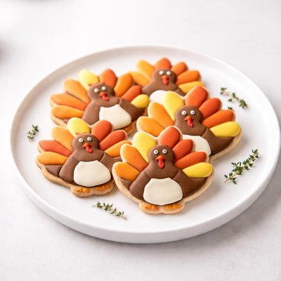 Image of Thanksgiving Turkey Cookies