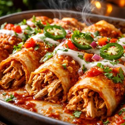 Image of The 400th Something Chicken Enchiladas