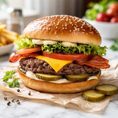 Image of The a W Teen Burger