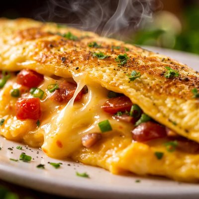 Image of The Awesome Cheese Omelette