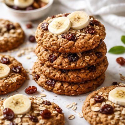 Image of The Banana Raisin Oatmeal Cookies That Tops Them All